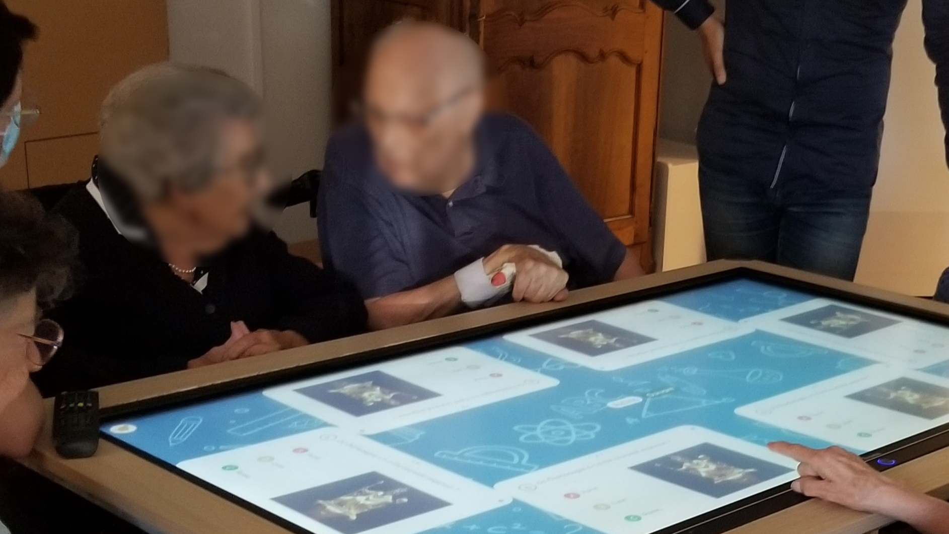 table de mémoire testée à la résidence St-Léger