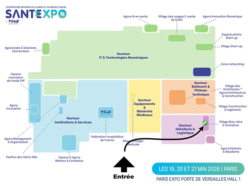 localisation de Verdurable au SantExpo 2026